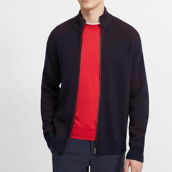 Theory Other - NWT Theory Mock Neck Zip Sweater in Merino Wool
